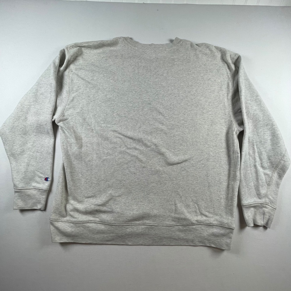 Champion Iowa Hawkeyes Sweatshirt Mens 2XL Gray Pullover Crewneck NCAA Flaw - Picture 7 of 8